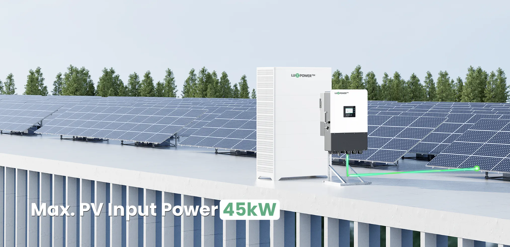 LuxpowerTek TRIP2 HB 3P 6 30K grid three-phase hybrid solar inverter