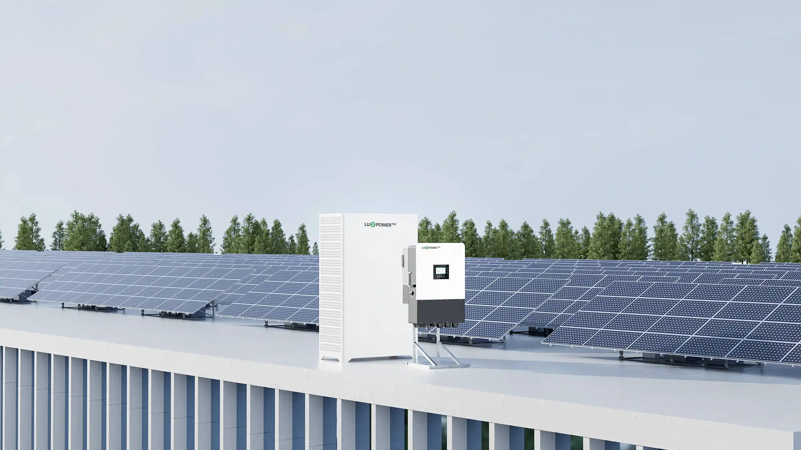LuxpowerTek TriP2 HB 3P 6~30k PStack IP65 c&I Solution home energy storage battery