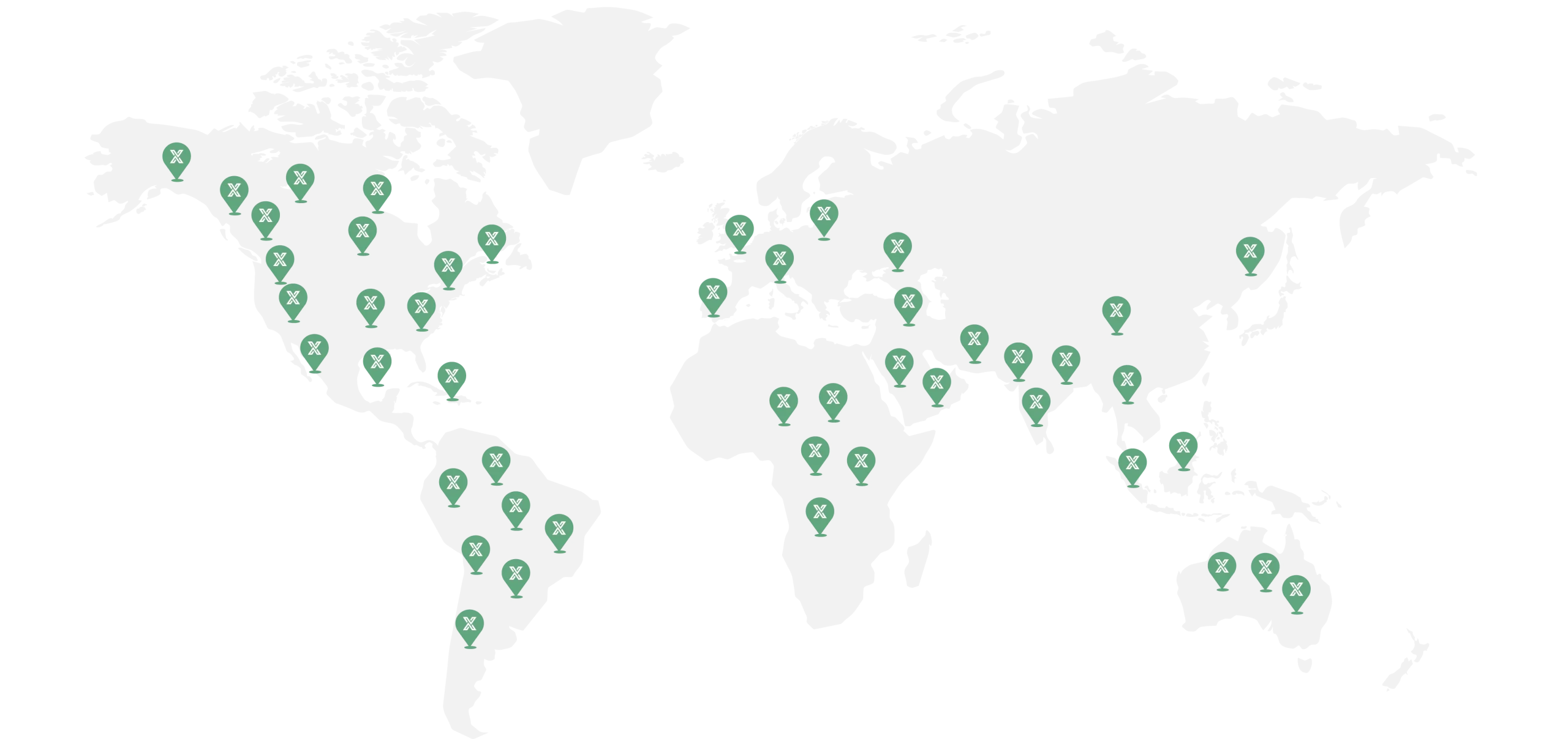 World map of LuxpowerTek solar energy markets