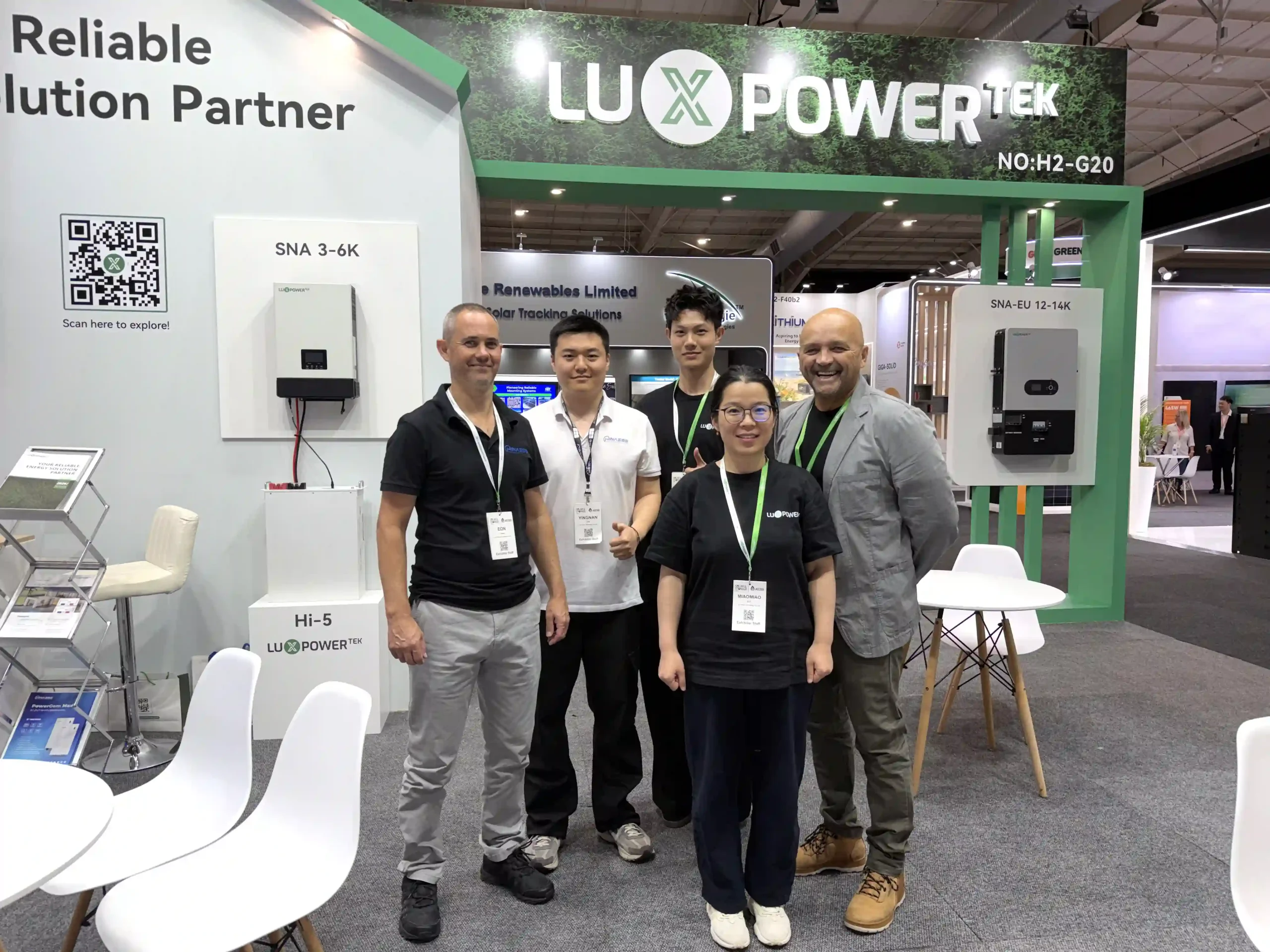 LuxpowerTek South Africa trade show SNA PRO event photo